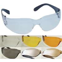 Black Frame NSX Safety Glasses with Gray Lens