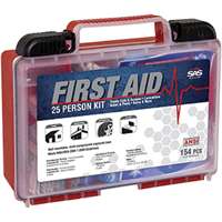 FIRST AID KIT 25 PERSON - PLASTIC BOX