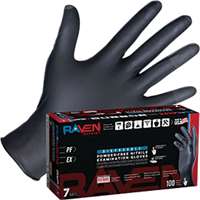 (SAS-66484) Raven® Patriot Powder-Free Exam Grade Nitrile Disposable Gloves - 7 Mil - 100PK - XL