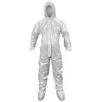 (SAS-6976) Breathable SMS Hooded and Booted Coveralls, 3X Large