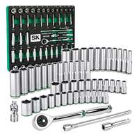 SK Hand Tool 01300-216P - 1/4" Drive 52 Piece Socket Set