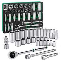 SK Hand Tool 01309-216P - 3/8" Drive 30 Piece SAE Socket Set