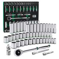 SK Hand Tool 01314-216P - 1/2" Drive 52 Piece Socket Set