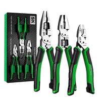 SK Hand Tool 01457 - 3 Piece Pliers Set-CRV
