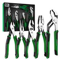 SK Hand Tool 01458 - 5 Piece Pliers Set-CRV