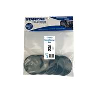 (STE-2QC-Z-KIT-R5) Zirconia 2" Blue Cloth Quick Change Disc (2-P24, 2-P36, 1-P50) Retail Pack R 2QC-Z-KIT-R5