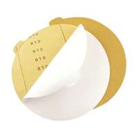 (STE-514-8T-040-25) Aluminum Oxide Paper 514D Gold 8" x NH Paper PSA Tab Disc Grit P040 BX/25 R 514D-8T-P0040-25
