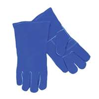 (STI-02509) Economy Welding Gloves, Blue, Lg