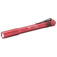 (STL-66120) Stylus Pro Alkaline Battery-Powered White LED Pen Light, Red