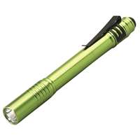 (STL-66129) Stylus Pro Lime Green Alkaline Battery-Powered White LED Pen Light