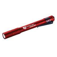 (STL-66136) Stylus Pro USB Rechargeable Penlight with 120V AC Adapter, USB Cord, and Nylon Holster, Red