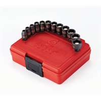 (SUU-1822) 12 Pc. 1/4" Drive Metric Magnetic Impact Socket Set