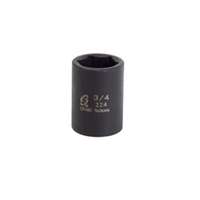 (SUU-224) 1/2" Drive, Impact Socket, 3/4"
