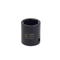 (SUU-224M) 1/2" Drive, Impact Socket, 24mm