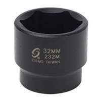 (SUU-232M) 1/2" Drive, Impact Socket, 32mm