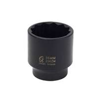 (SUU-236ZM) 1/2" Dr 12Pt Impact Socket, 36mm