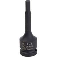 (SUU-26481) 1/2" Dr Hex Drive Impact Socket, 1/4"