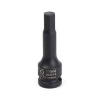 (SUU-264914) 1/2" Drive, Hex Drive Impact Socket,  11mm