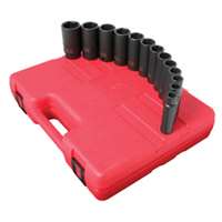 (SUU-2651) 13 Pc. 1/2" Drive SAE Deep Impact Socket Set