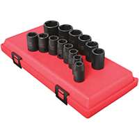 (SUU-2652) 14 Pc. 1/2" Drive Metric Impact Socket Set