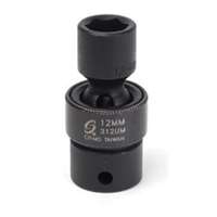 (SUU-312UM) 3/8" Dr Universal Impact Socket, 12mm