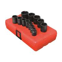 (SUU-3360) 3/8" Dr SAE Impact Socket Set, 12 Pc.
