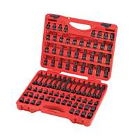 (SUU-3569) 84 Pc. 3/8" Drive Master Hex, Torx & Triple Square Impact Bit Socket Set
