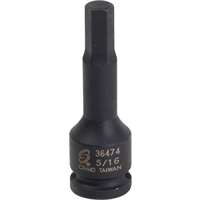 (SUU-36474) 3/8" Dr Hex Drive Impact Socket, 5/16"
