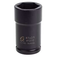 (SUU-4121C) 3/4" Dr Combination Budd Wheel Impact Socket, 41mm x 21mm