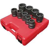 (SUU-5699) 1" Dr. 9 Piece SAE Impact Socket Set