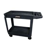 (SUU-8034) Compact Heavy Duty Utility Cart, Black