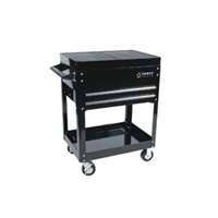 (SUU-8035) Compact Slide Top Utility Cart, Black
