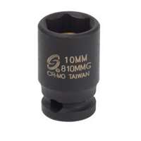 (SUU-810MMG) 1/4” Dr. Impact Socket, 10mm