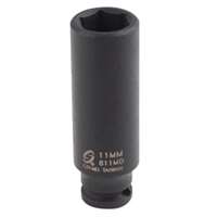 (SUU-811MD) 1/4" Drive 6 Point Deep Impact Socket 11mm