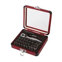(SUU-9726) 38 Pc. Mini Ratchet and Bit Set
