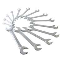 (SUU-9914) 14 Pc. SAE Fully Polished Angle Head Wrench Set