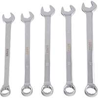 (SUU-9918MA) FULLY POLISED METRIC V-GROOVE COMBINATION WRENCH SET