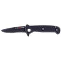 (SUU-AMK2207) KNIFE S2020 LLSA D2 58HRC TI-BLACK 3.6IN COMBO G10 BLACK