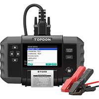 (TOP-BT600) 12V Battery & 12V/24V System Tester w/Built-in Printer