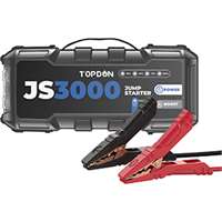 (TOP-JS3000) 3000 Peak Amp Battery Jumpstarter, Power Bank, & Flashlight