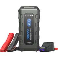 (TOP-V2200) 2200 Peak Amp Jump Starter, Power Bank, & Flashlight