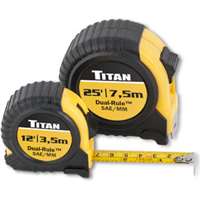 2 Pc. Dual-Rule  SAE/Metric  Tape Measures