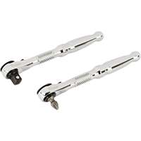 (TTN-11335) 2 pc. 1/4 in. Drive Micro Ratchet and Ratcheting Bit Driver Set