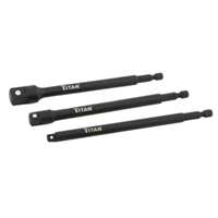 (TTN-12086) 6" Long Socket Adapter Set, 3pc