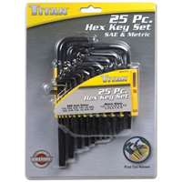 (TTN-12712) Hex Key Set, 25Pc
