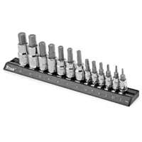 (TTN-16124) Metric Hex Bit Socket Set, 13  pc