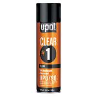 (UPL-UP0796) U-POL Premium Aerosols: Clear #1, High Gloss Clearcoat, 15oz