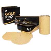 (USC-082409) 6" Grip P150 Gold Paper