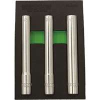 (VIM-EDS600) 3 PC 3/8IN DR. EXTRA DEEP 6PT SAE SOCKET SET