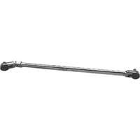 (VIM-HBR12) 12” Long 1/4” Hex Bit Ratchet Wrench with Removable 1/4” Square Drive Adapter, 180° Locking Pivot